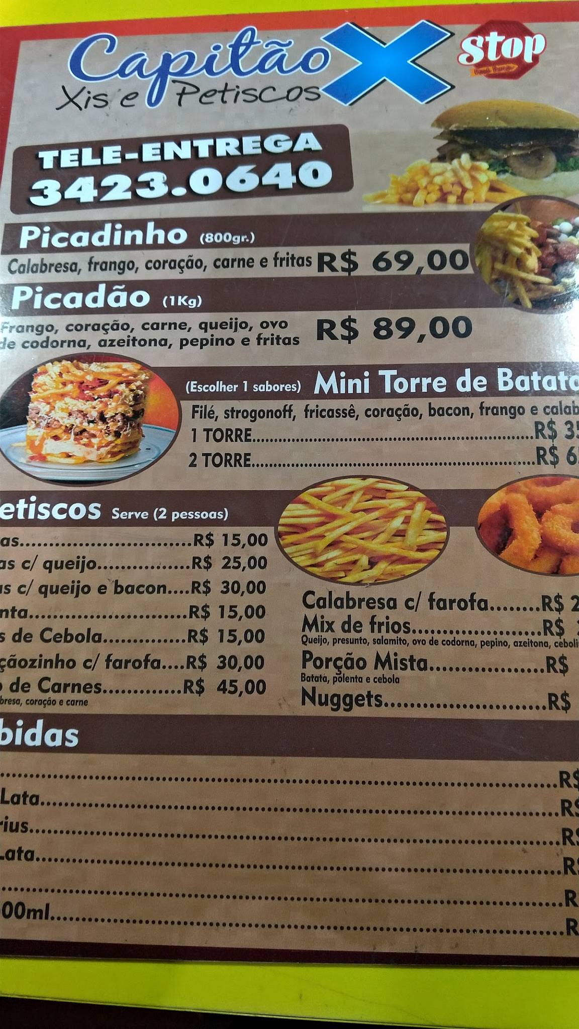 Menu em Stop Food Park restaurante, Cachoeirinha