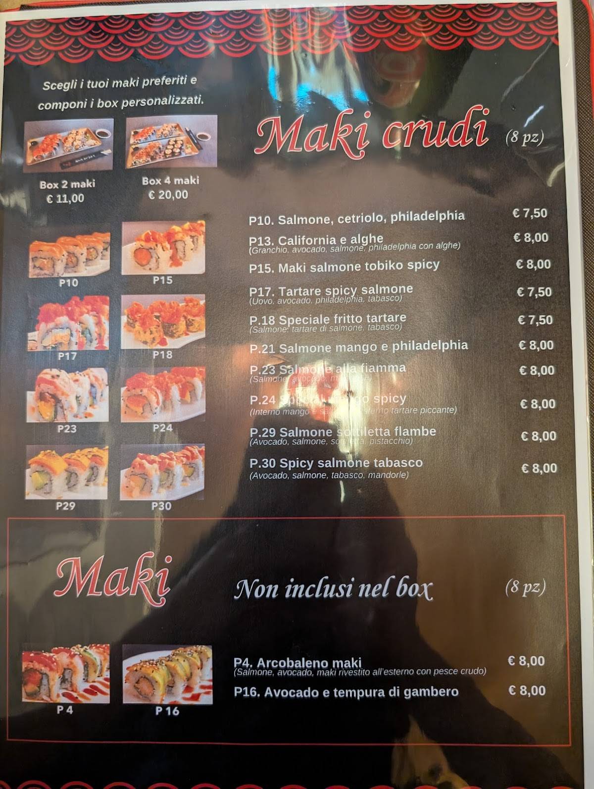 Menu di Su - Ristorante Cinese Giapponese 