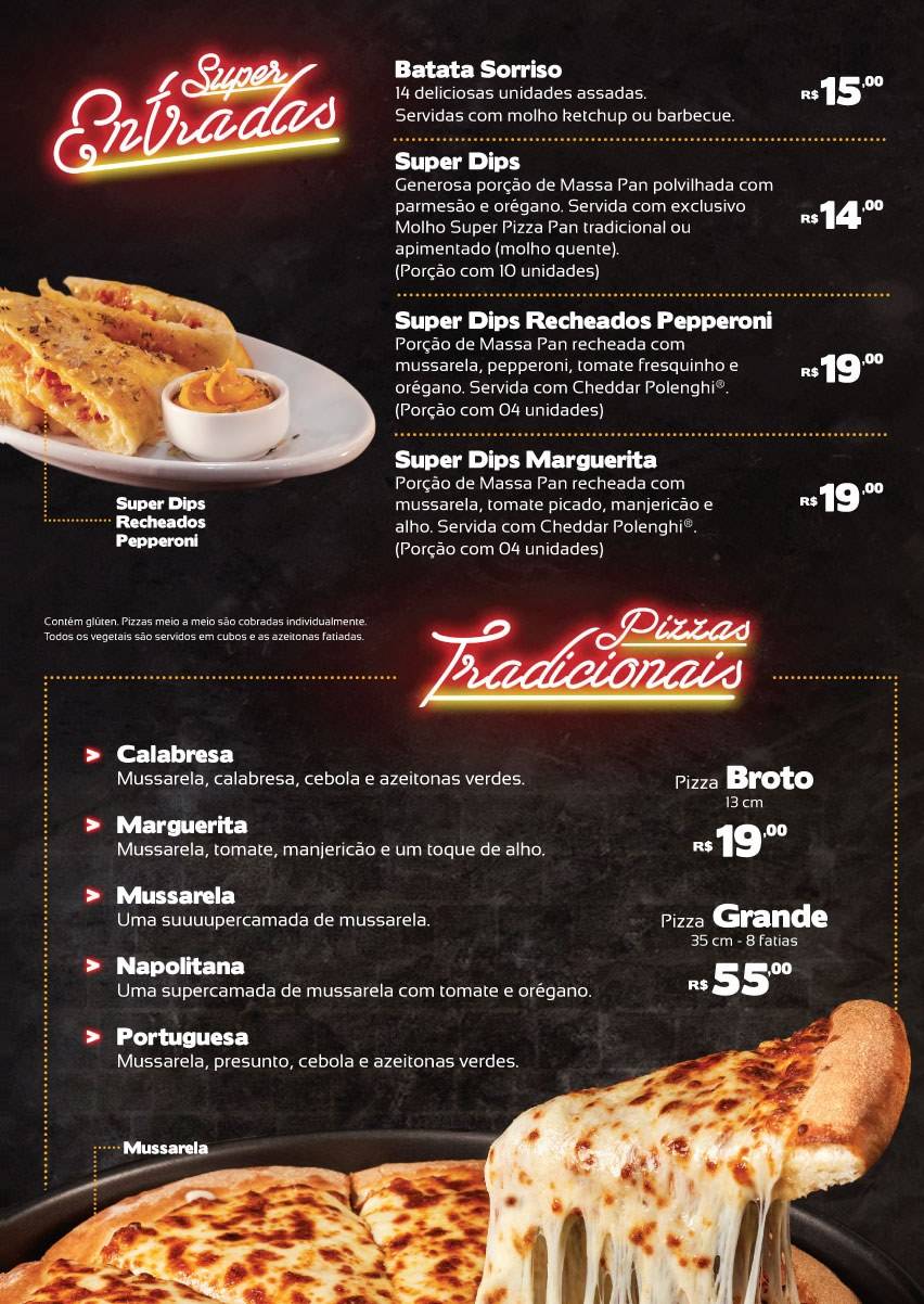 Super Pizza Pan - Santo André cardápio