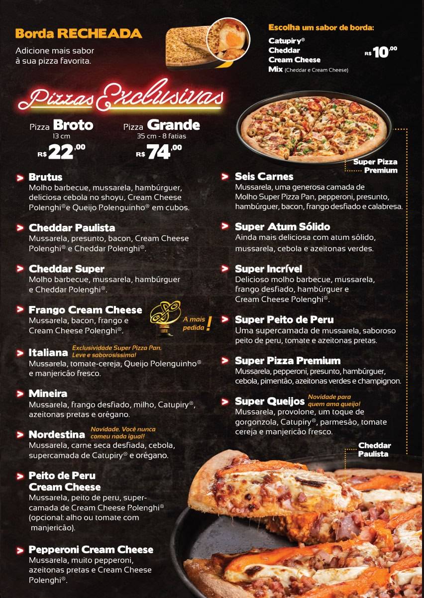 Super Pizza Pan - Santo André cardápio