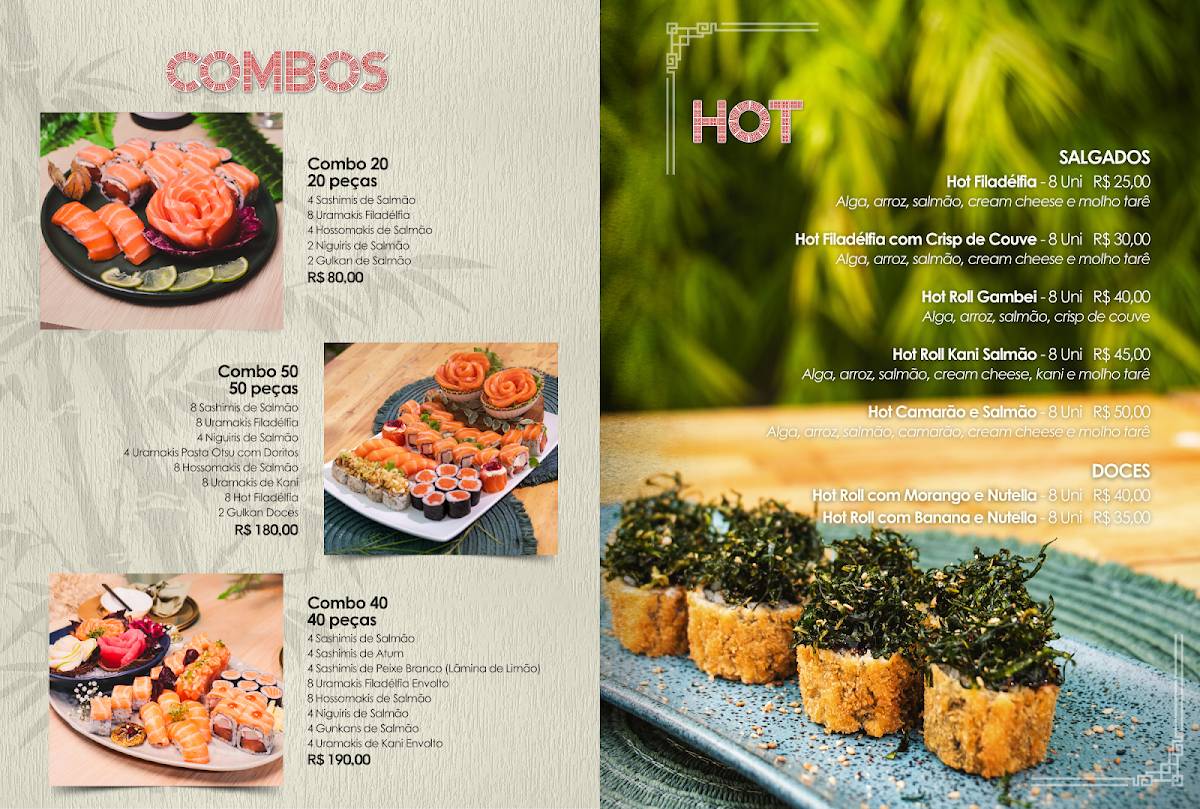 Sushi Otsu cardápio