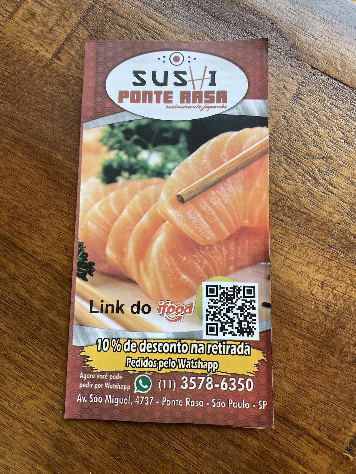 Sushi Ponte Rasa cardápio