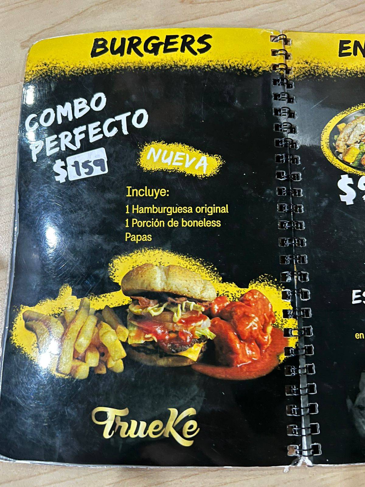 Carta del pub y bar TRUEKE COMIDA Y AMIGOS, Ciudad Juarez, Trueke ...