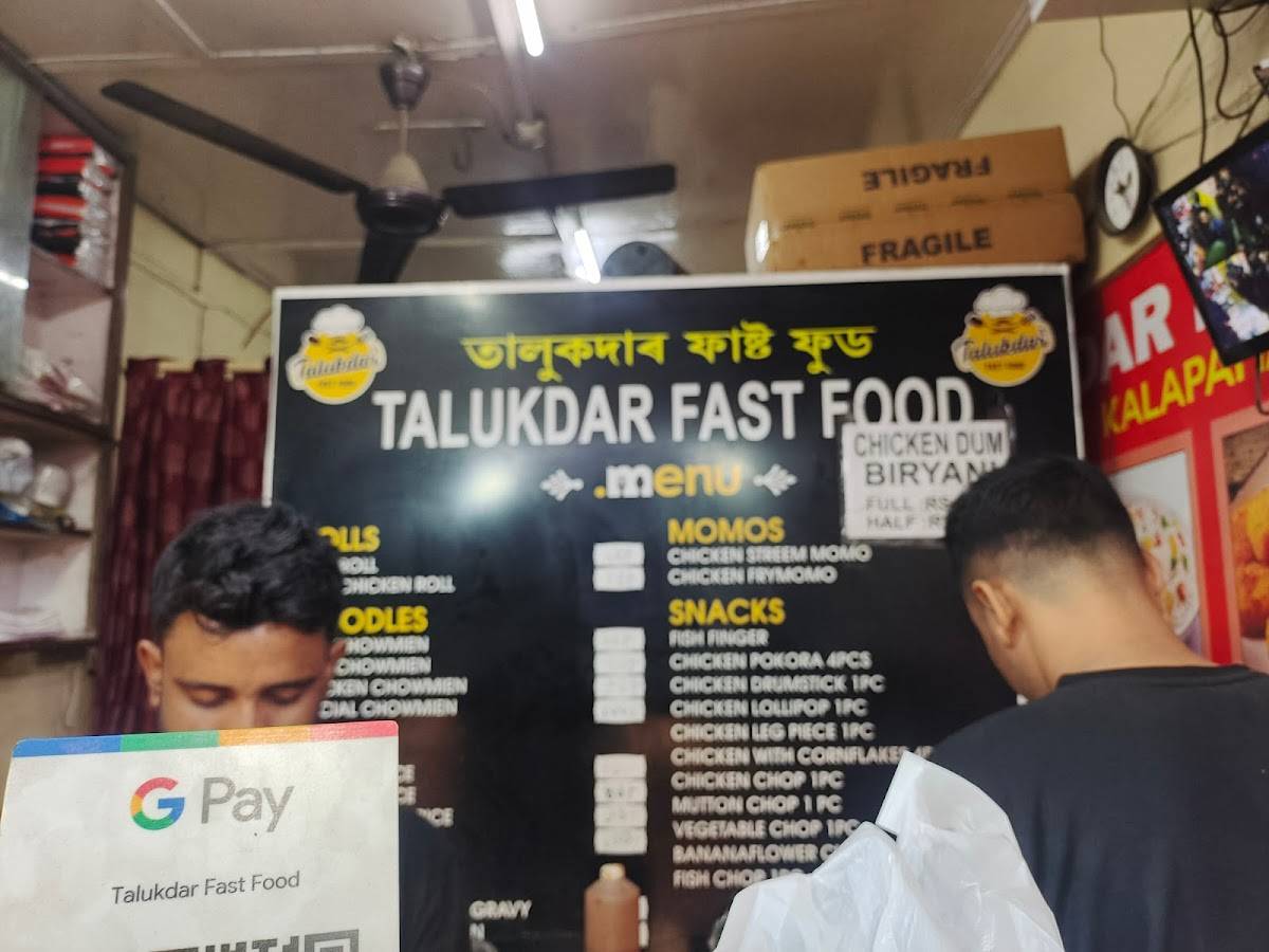 Talukdar Fast Food menu