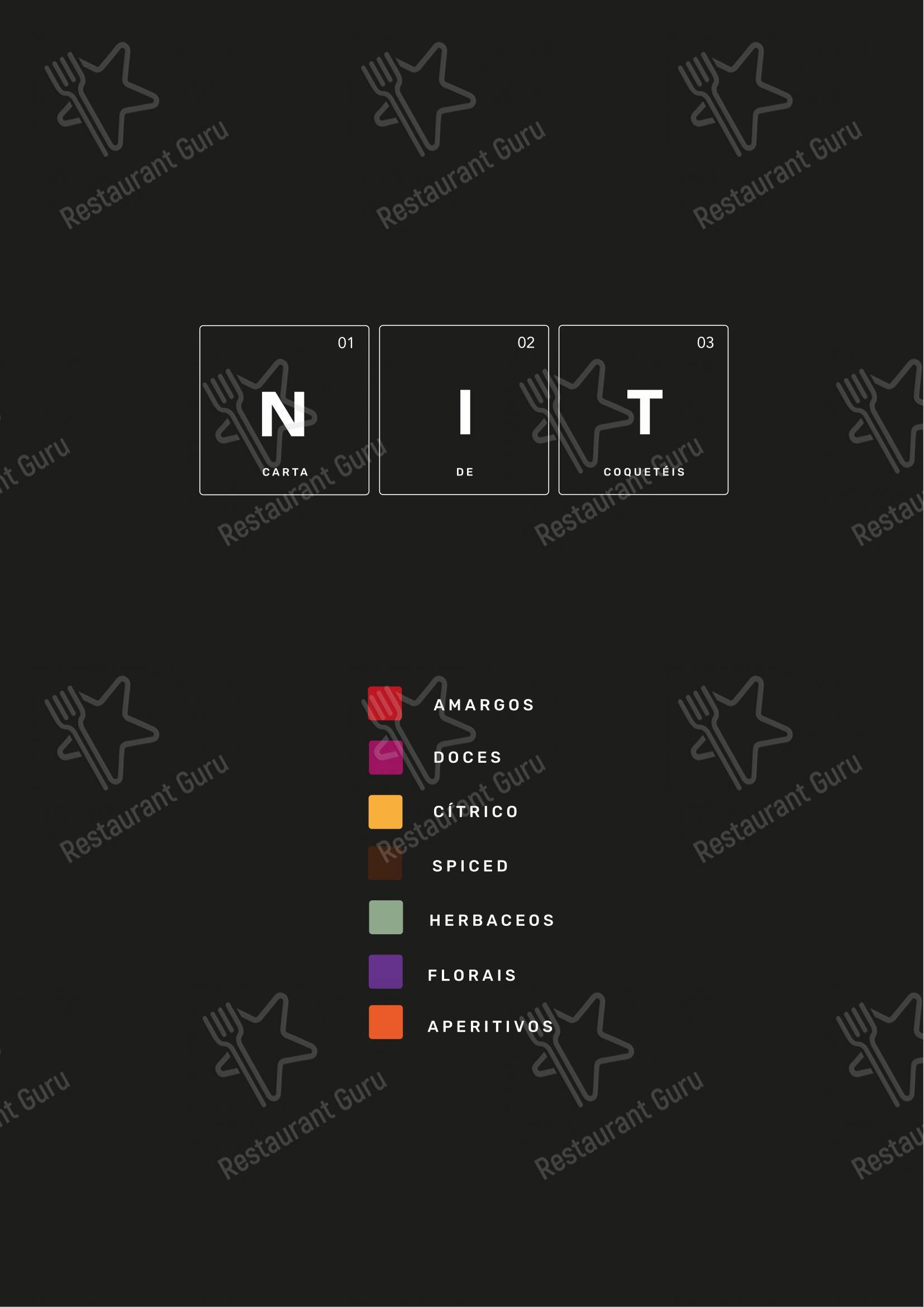 Tanit Culinária Espanhola - Menu bar