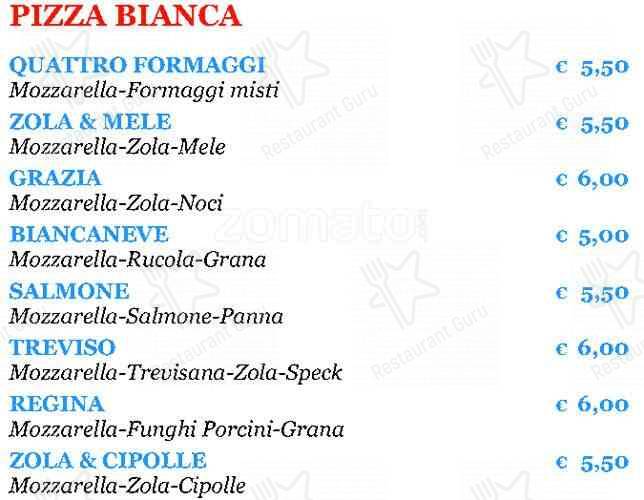 Taormina menu