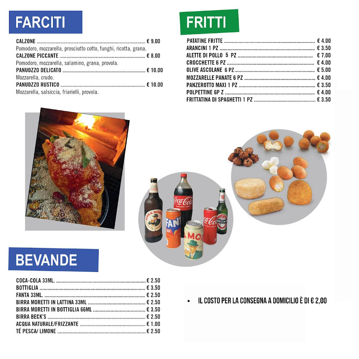 Menu di Tarantella 