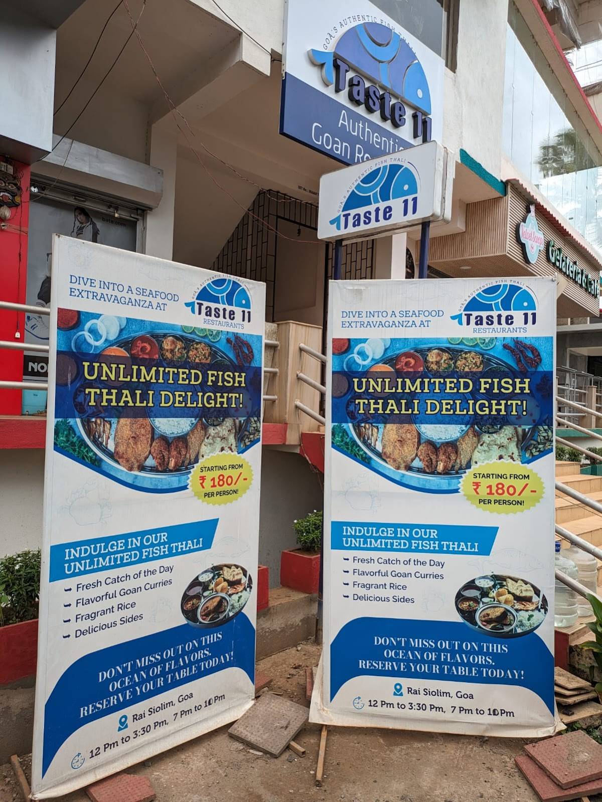 Taste 11 Restaurant Unlimited Fish Thali Goan Authentic Fish Thali Best Goan Fish Thali menu