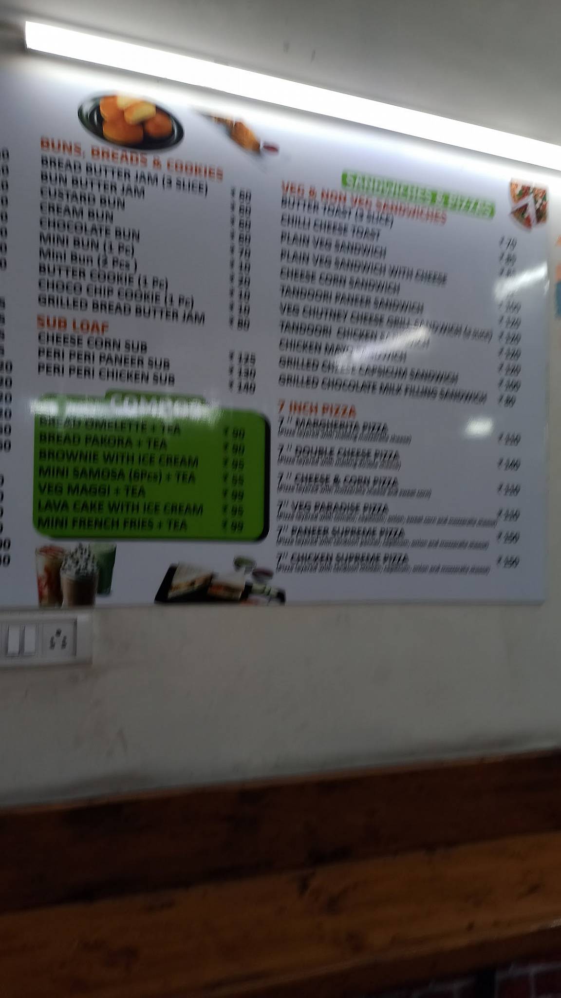 Teabon menu