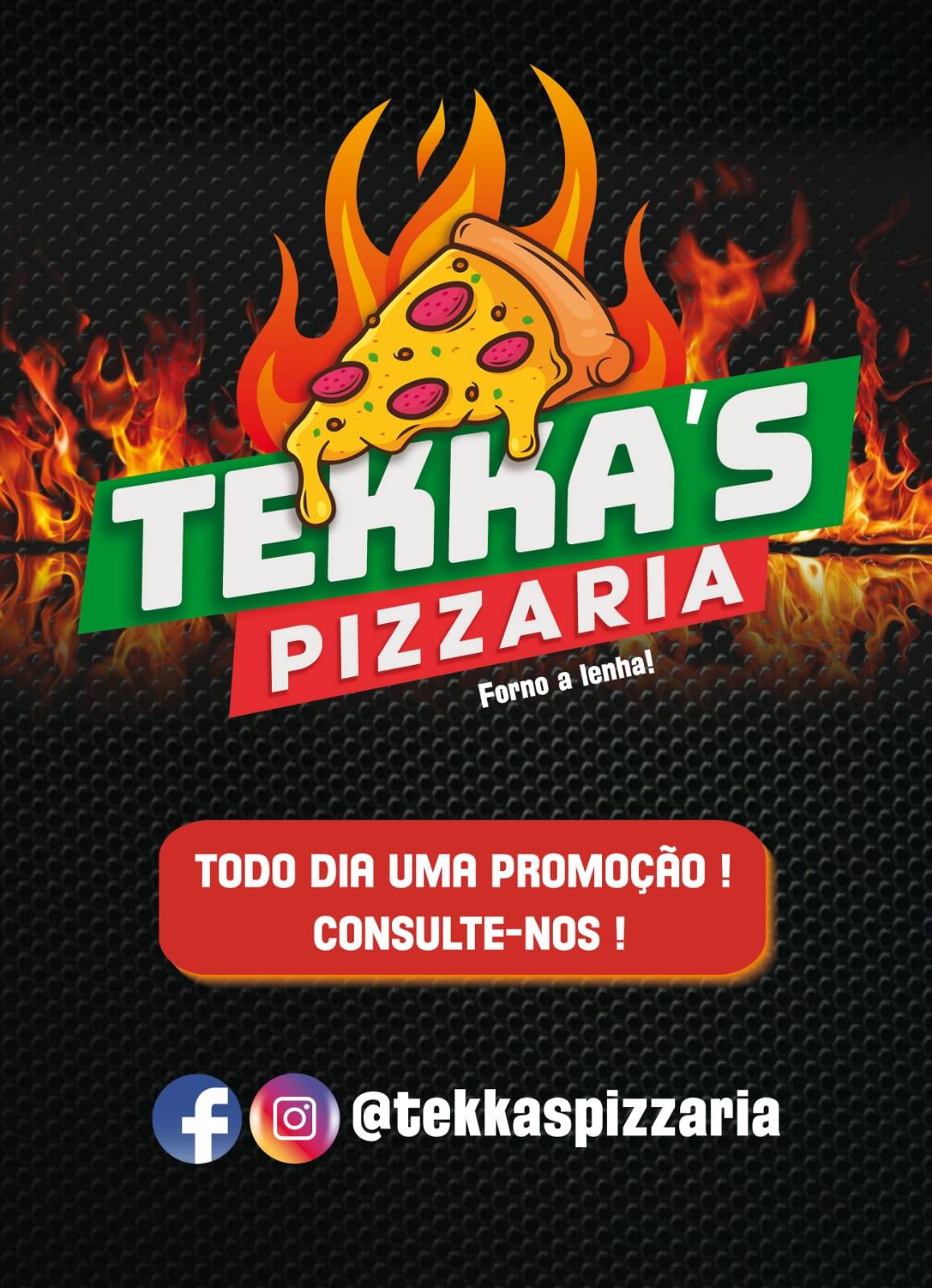 Tekka's Pizzaria cardápio