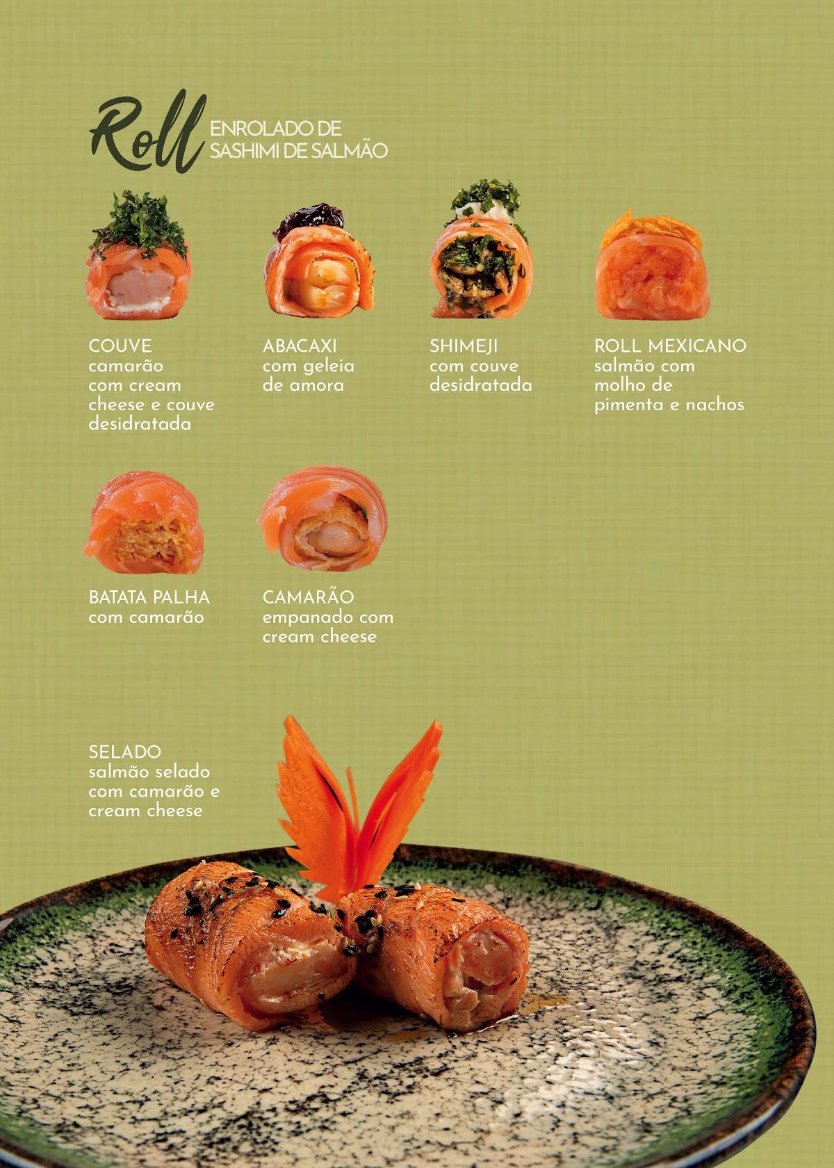 Temakin Pedra Branca cardápio