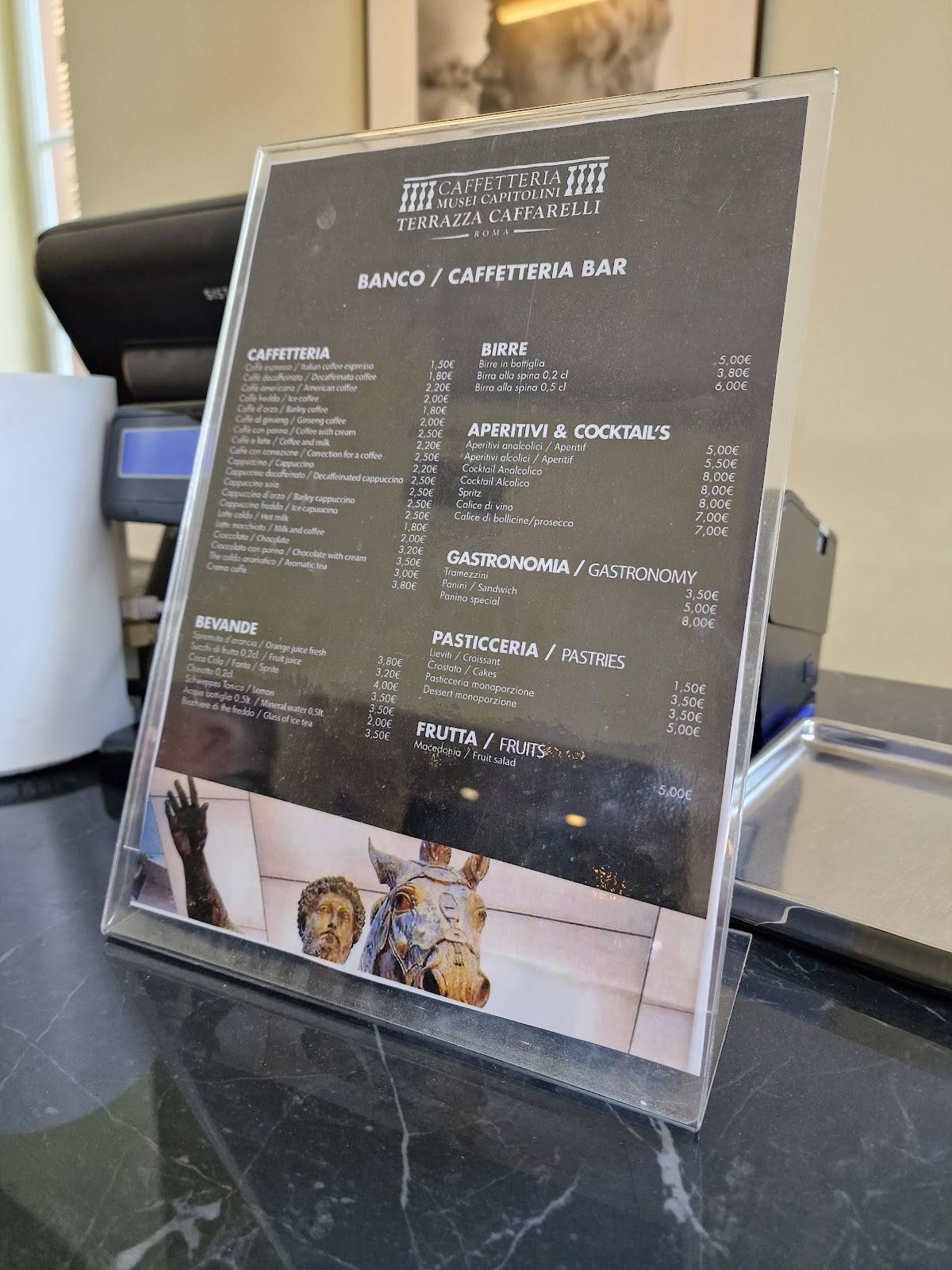 Menu di Terrazza Caffarelli 