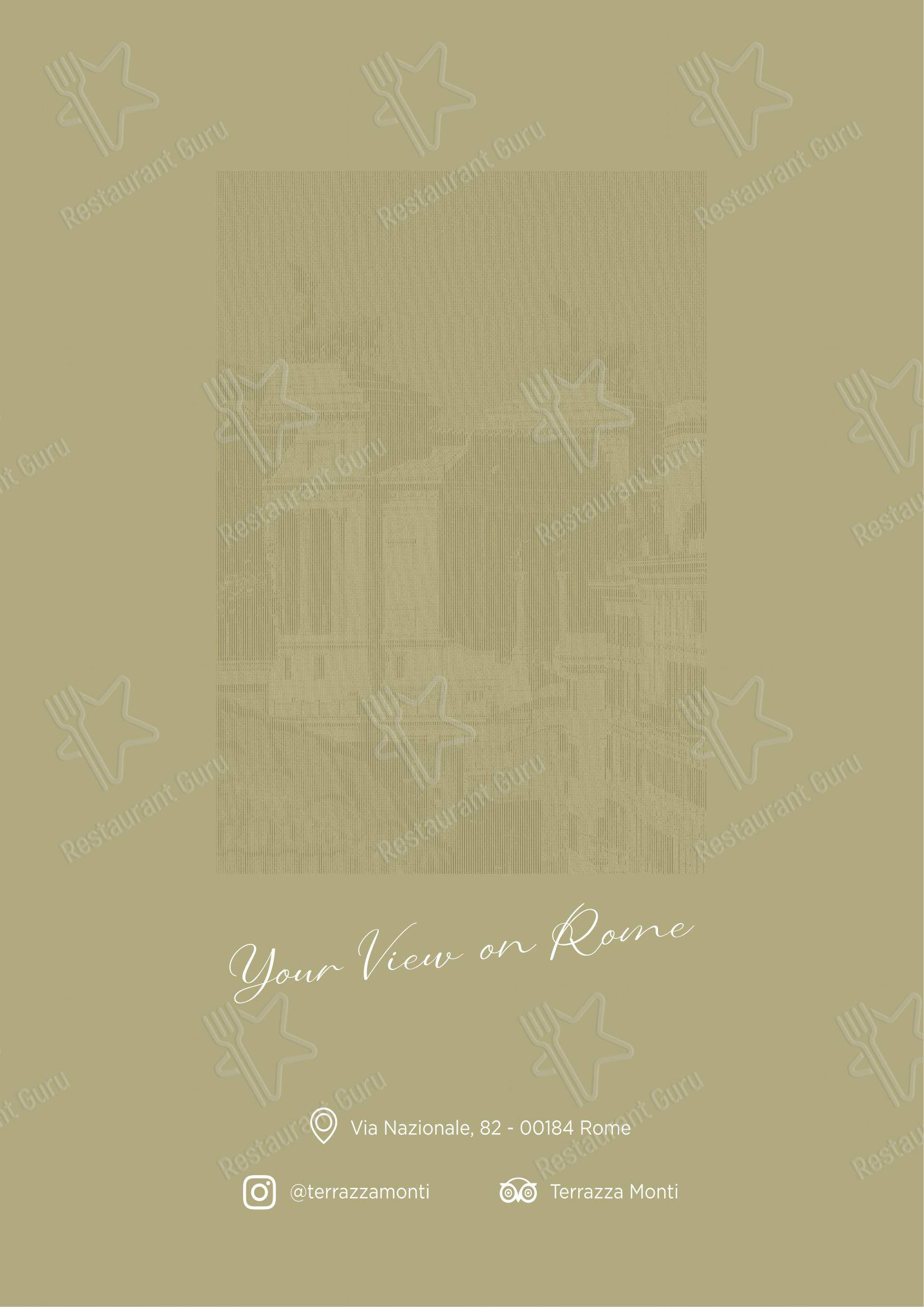 Lunch Menu per Terrazza Monti - Restaurant & Lounge Bar ristorante