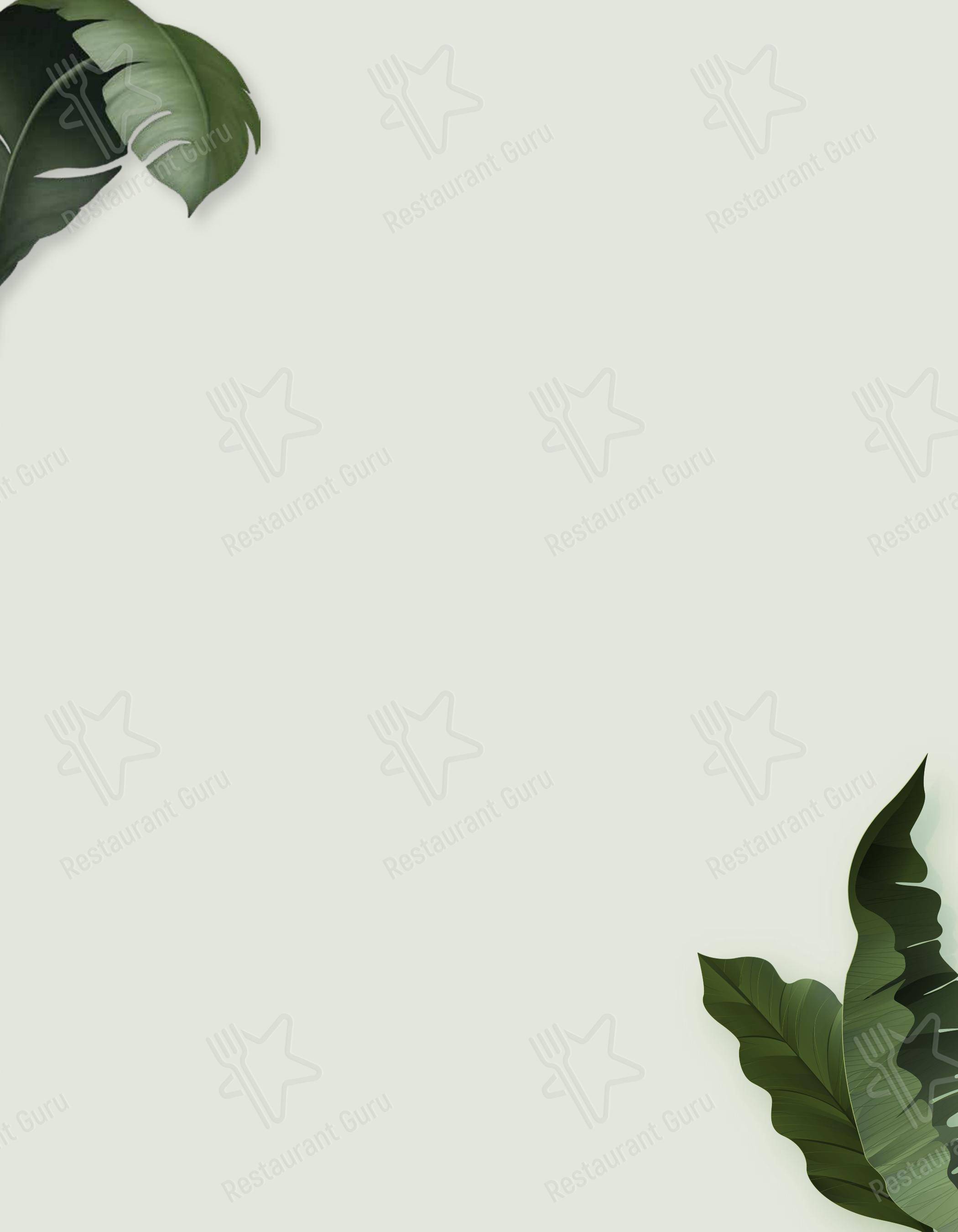 Крафт меню for Thai Pavilion in Mumbai