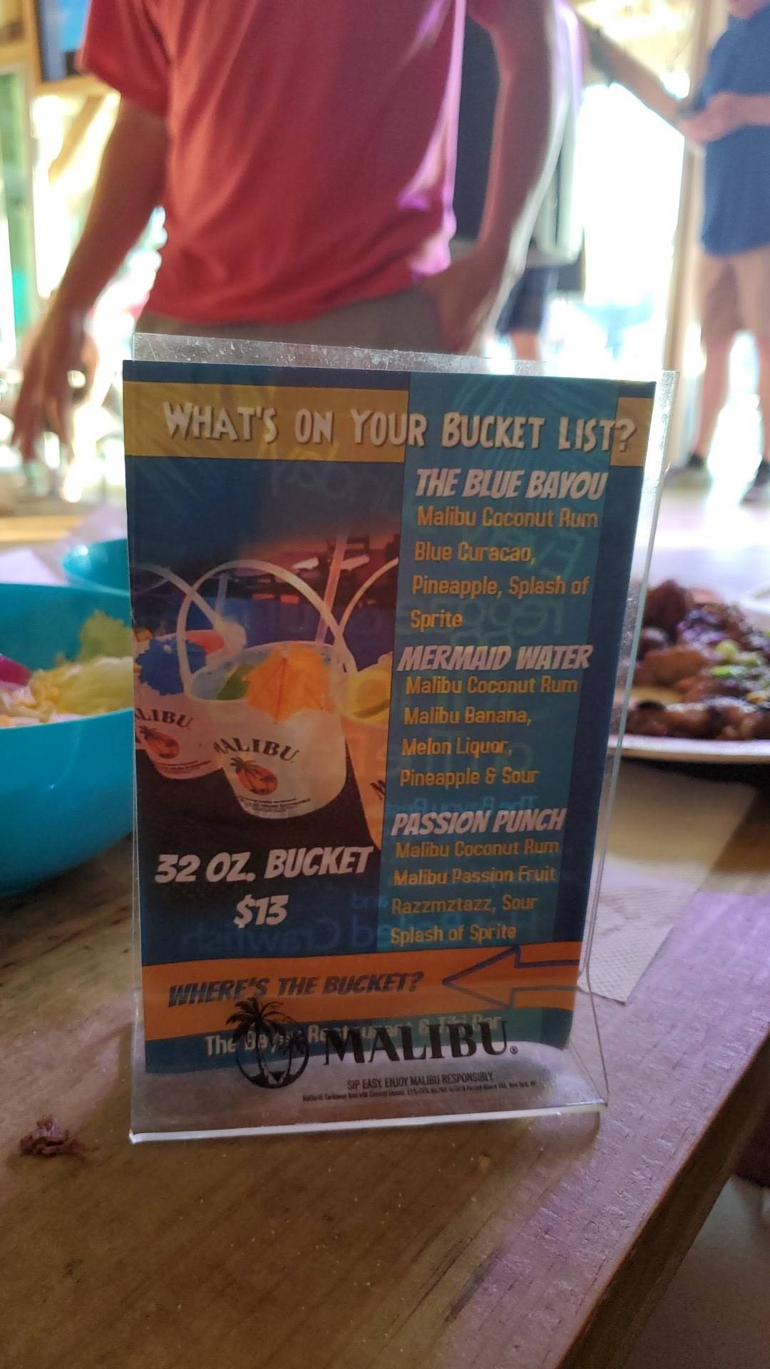 Menu at The Bayou Dockside Bar & Grill, Ocean Springs