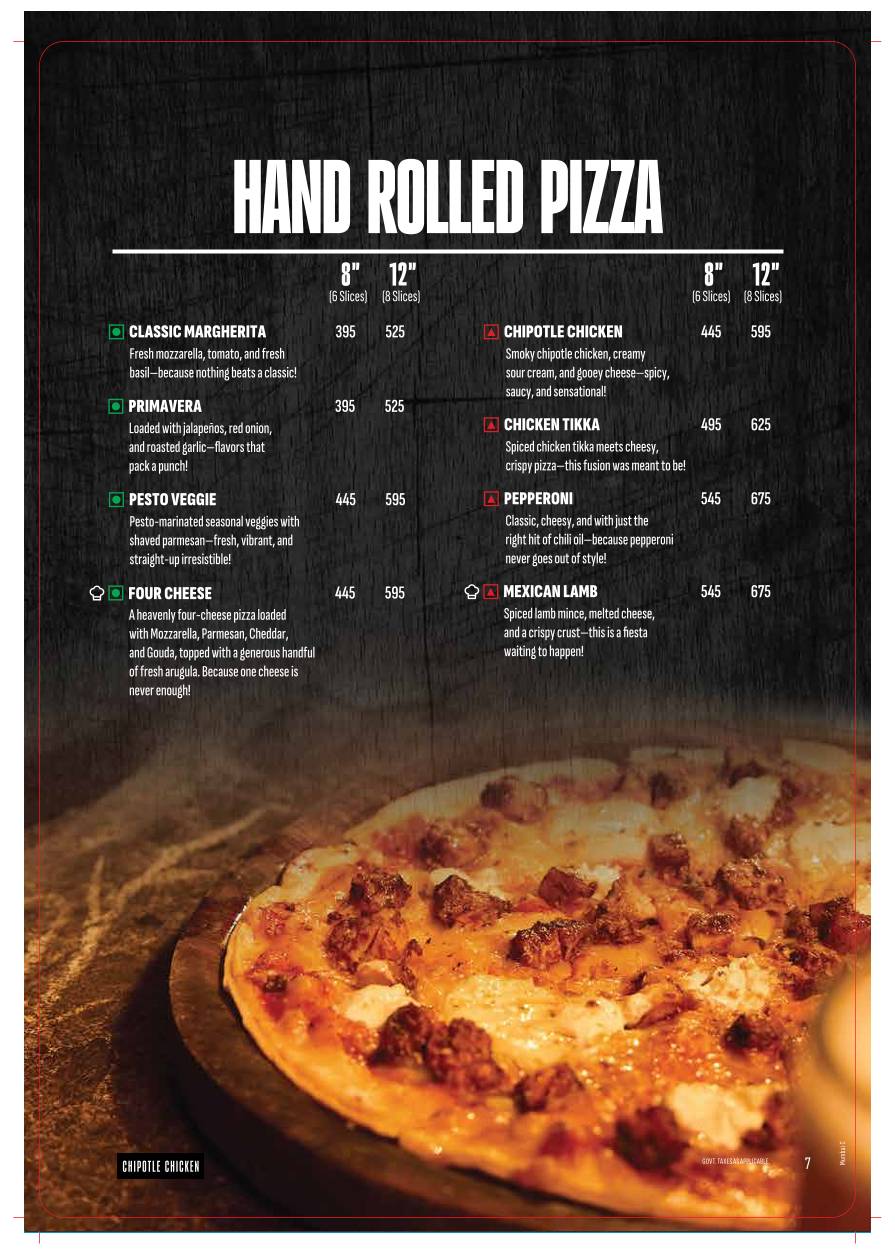 The Beer Café menu