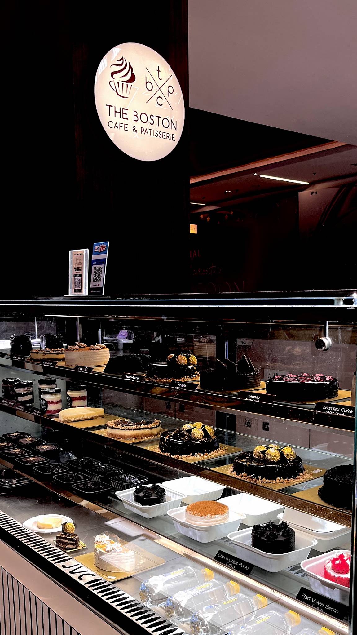 The Boston Cafe & Patisserie menu