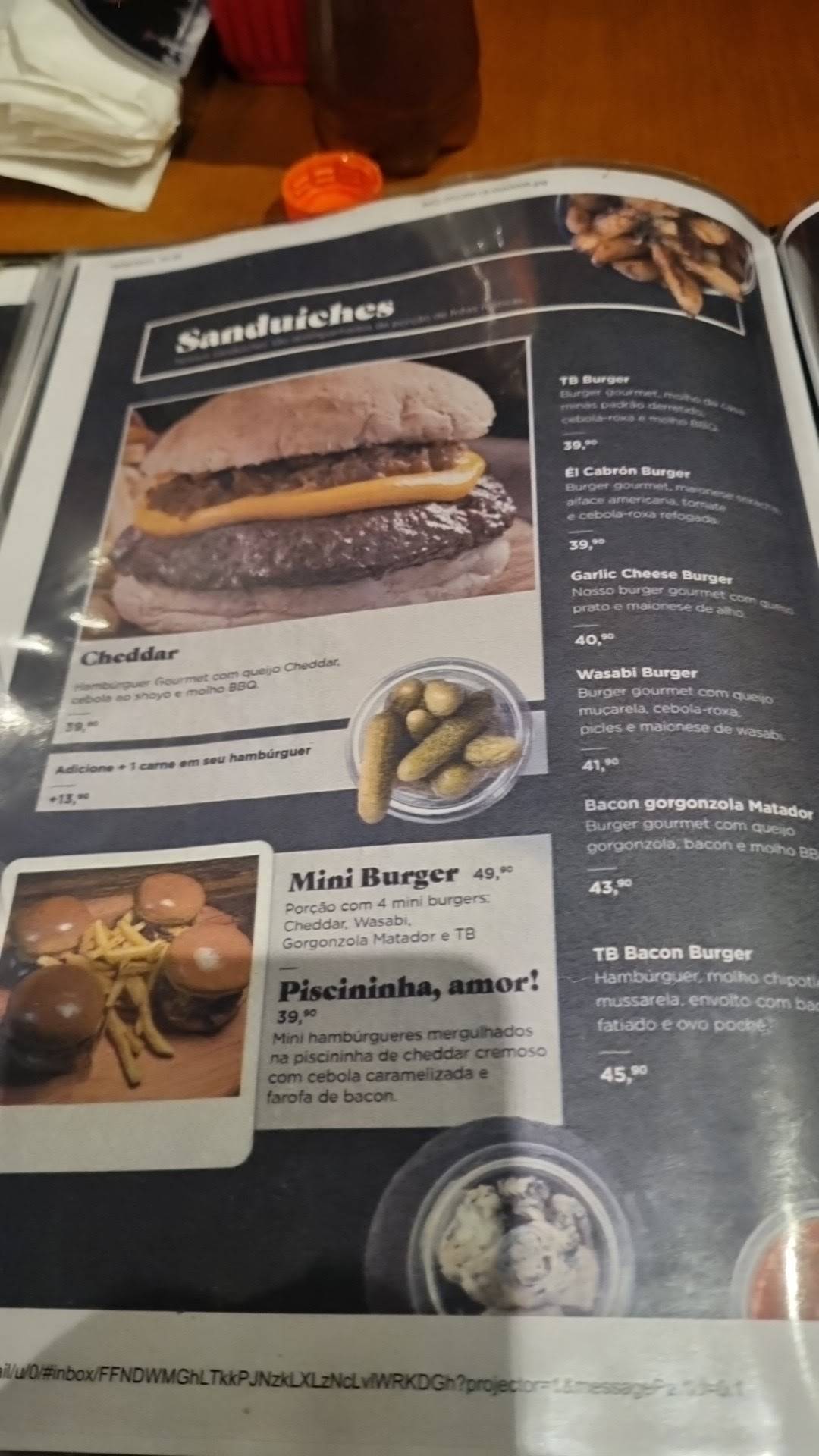The Boua Kitchen Bar cardápio