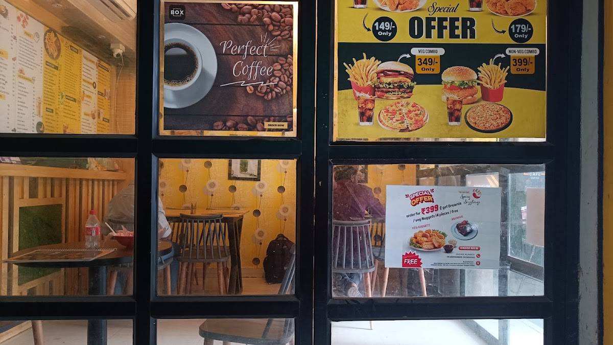 The Box Cafe menu