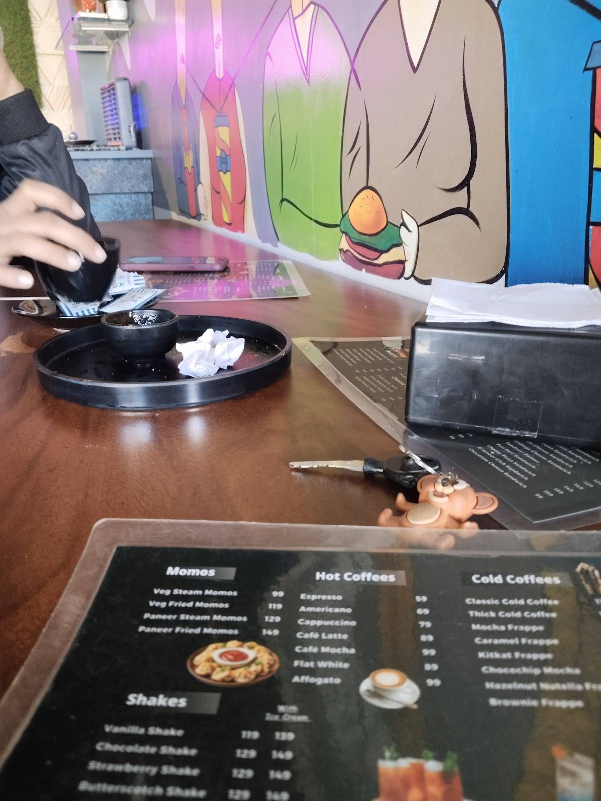 The Cafe D'Amour menu