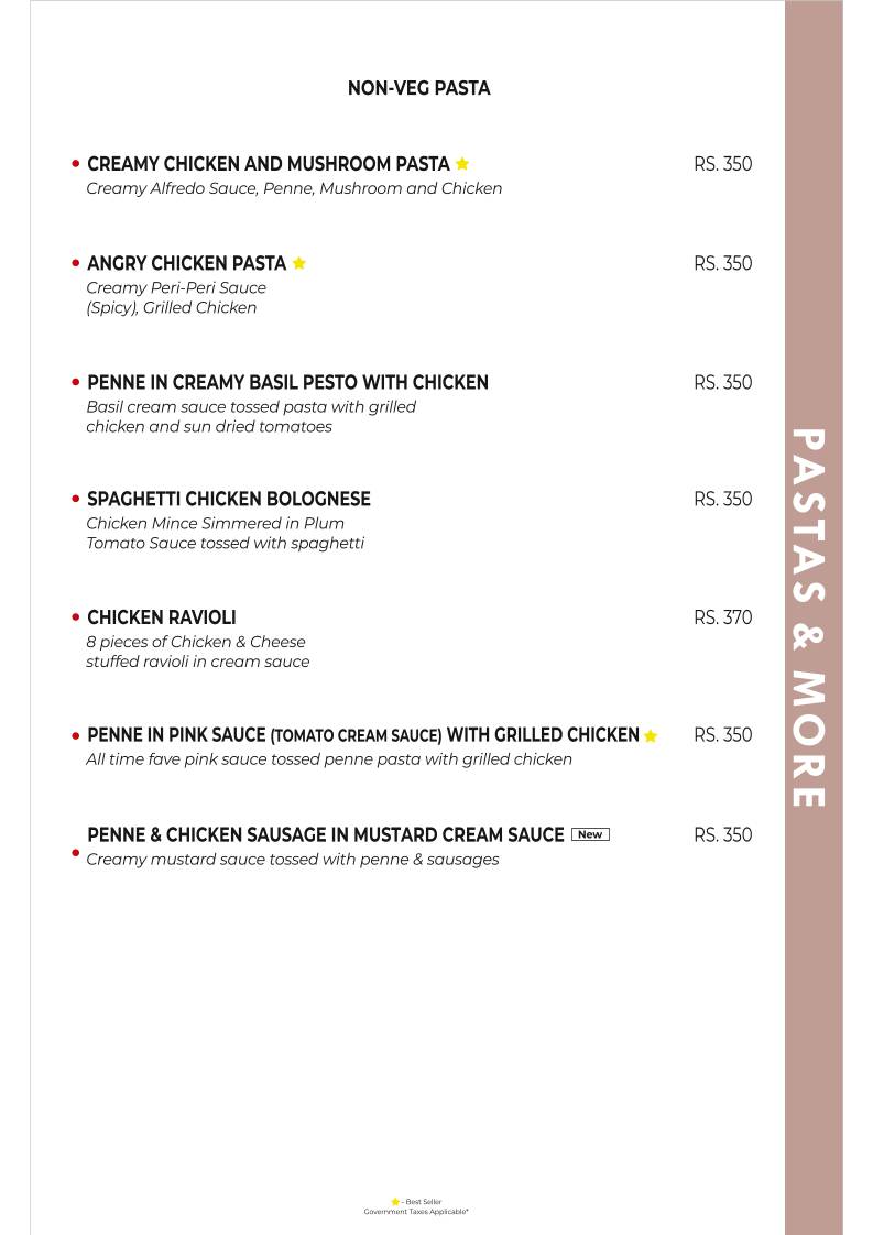 The Cherry Tree Cafe menu