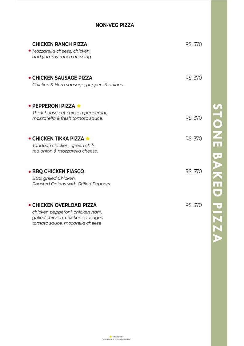 The Cherry Tree Cafe menu