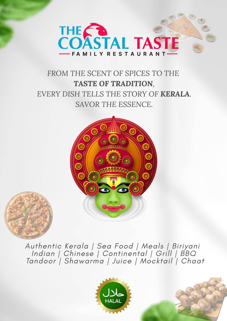 The Coastal Taste Family Restaurant menu