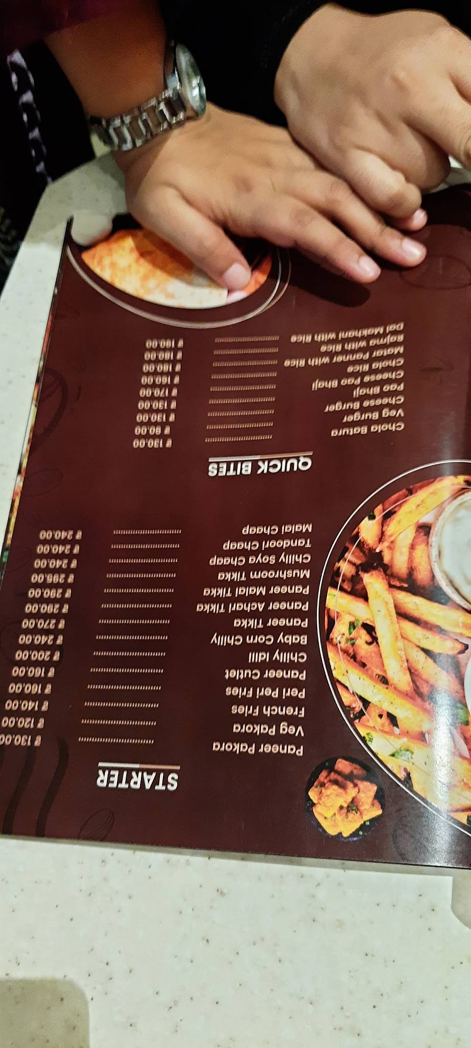 The Coffee House menu