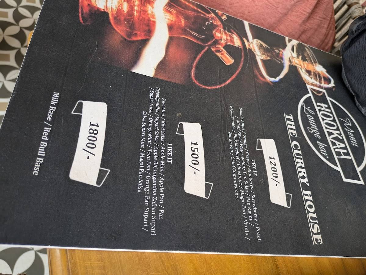 The Curry House menu