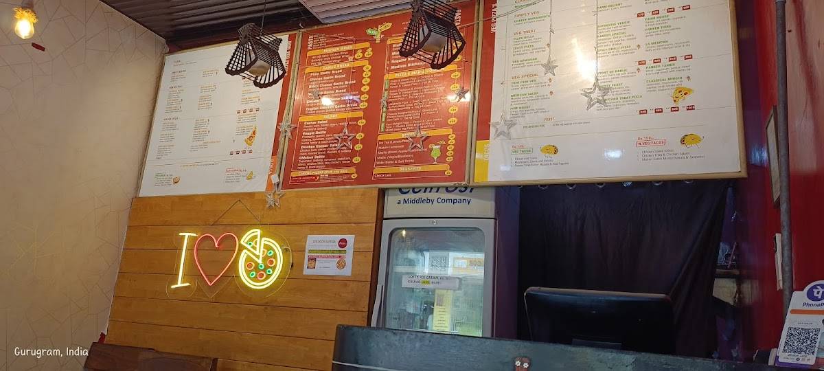 The Pizza Square menu