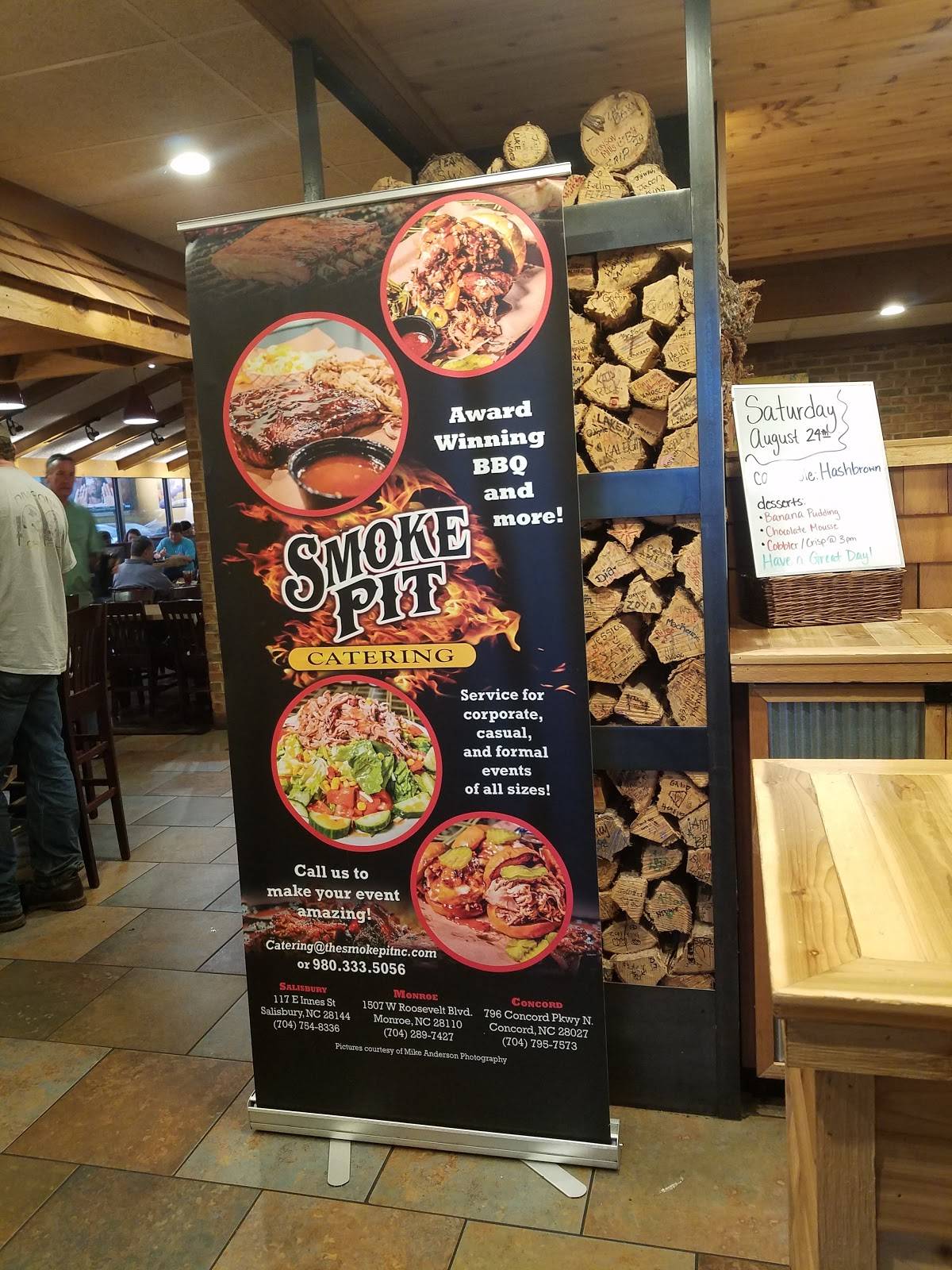 Menu at The Smoke Pit BBQ, Monroe