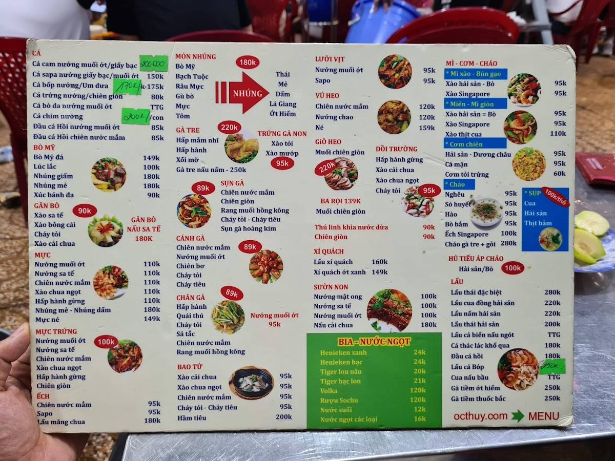 Menu At Thuy Snails And Shellfish Eatery Restaurant Ho Chi Minh City menu-at-thuy-snails-and-shellfish-eatery-restaurant-ho-chi-minh-city