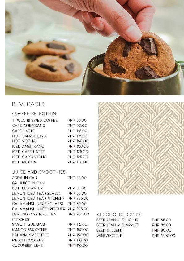 Menu at Tipulo - Modern Filipino Cuisine restaurant, Antipolo
