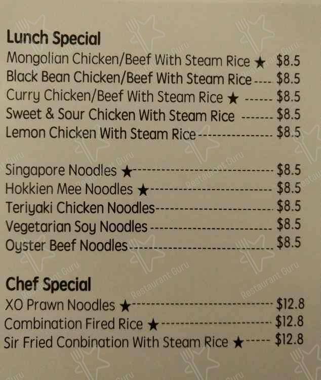 To Go Noodle And Sushi menu