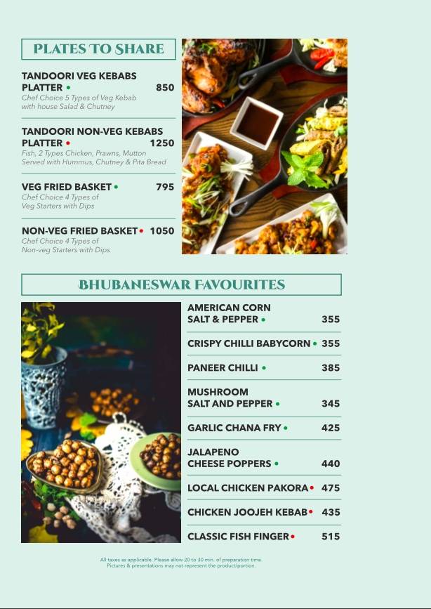 TopNotch menu