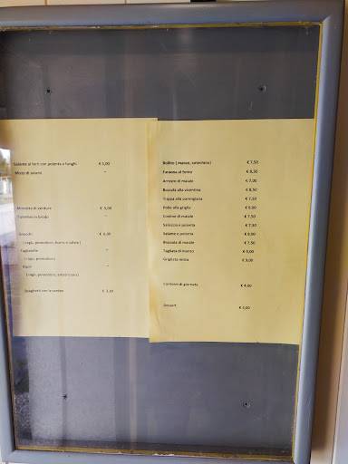 Menu di Trattoria Ponte Delle Valli 