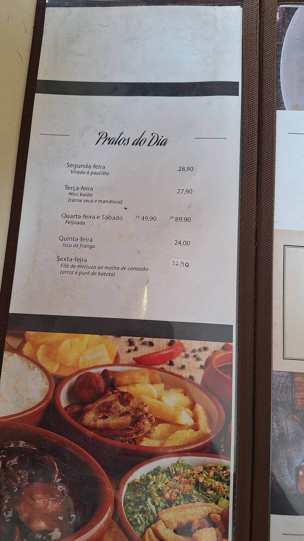 Triângulo do Chopp cardápio