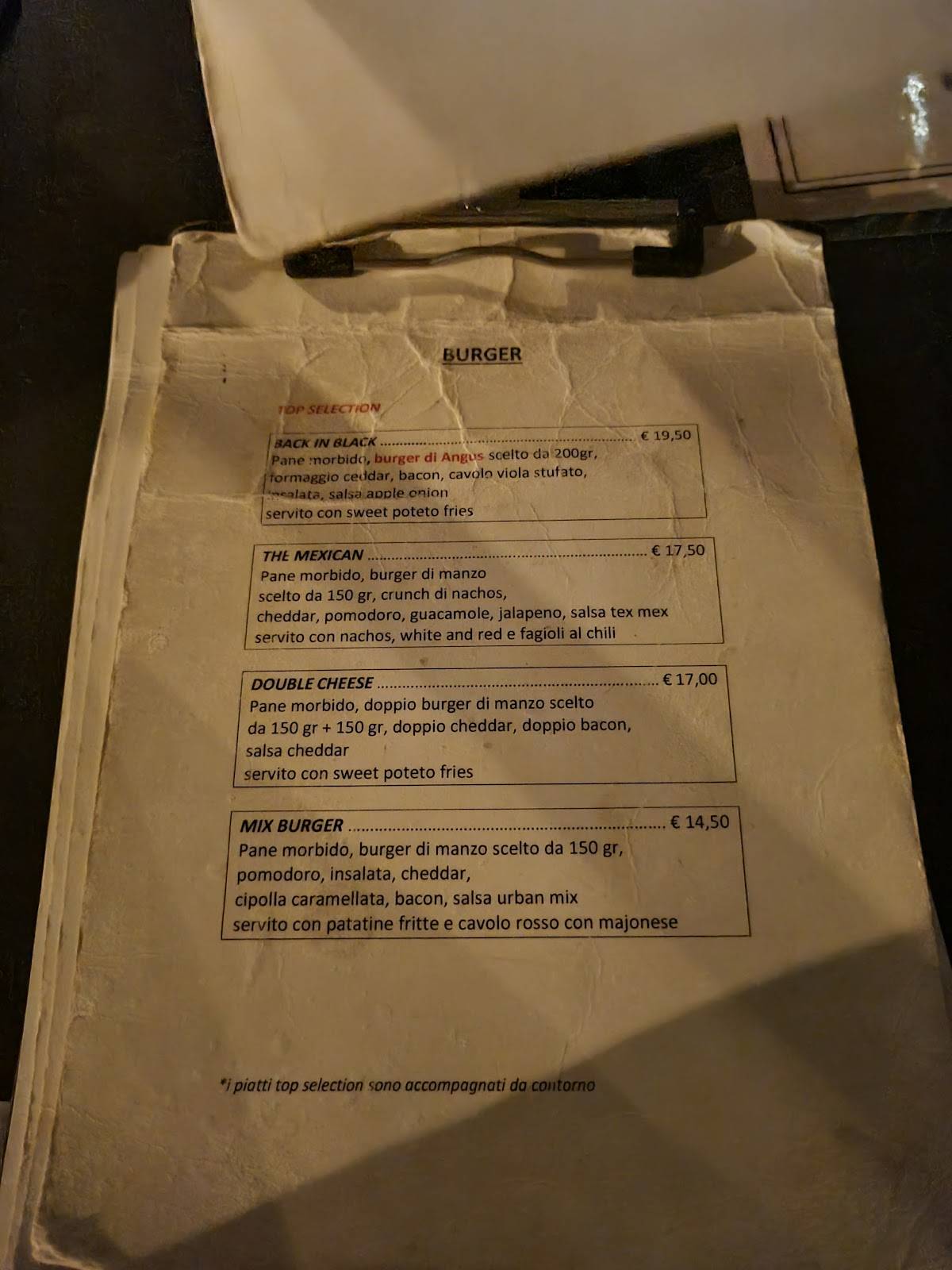 Menu di Urban Mix 