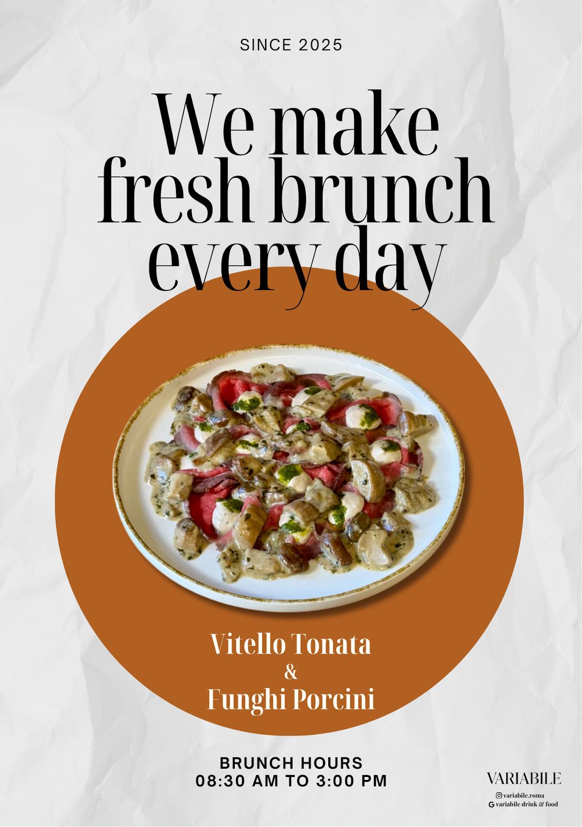 Menu di Variabile Drink & Food 