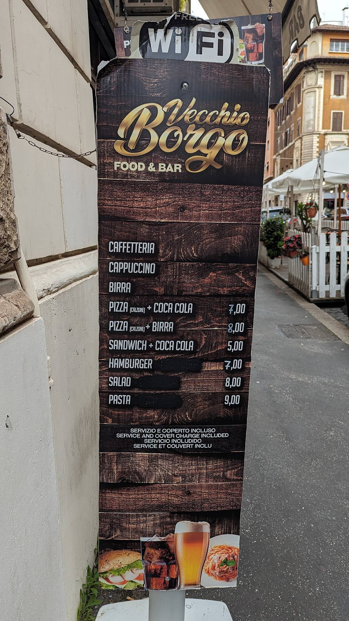 Menu di Vecchio Borgo 