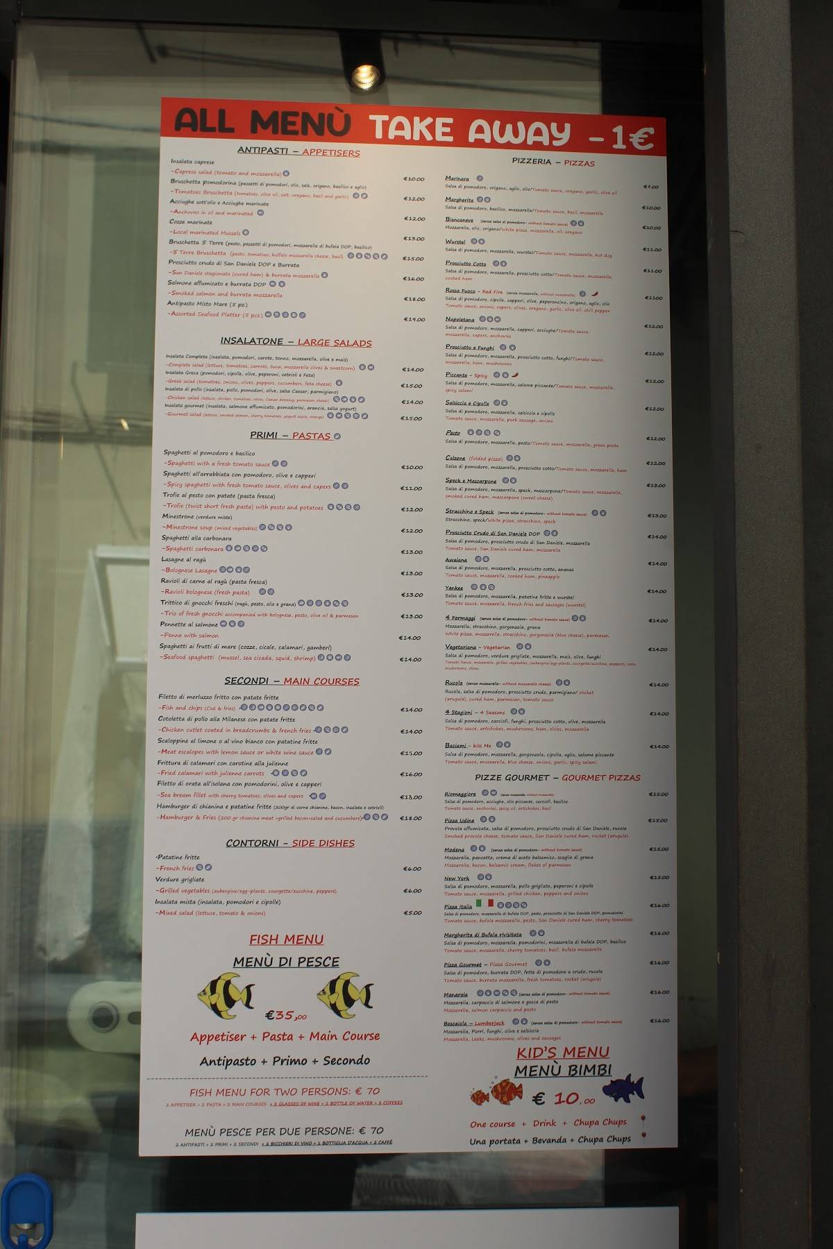 Menu di Veciu Muin 