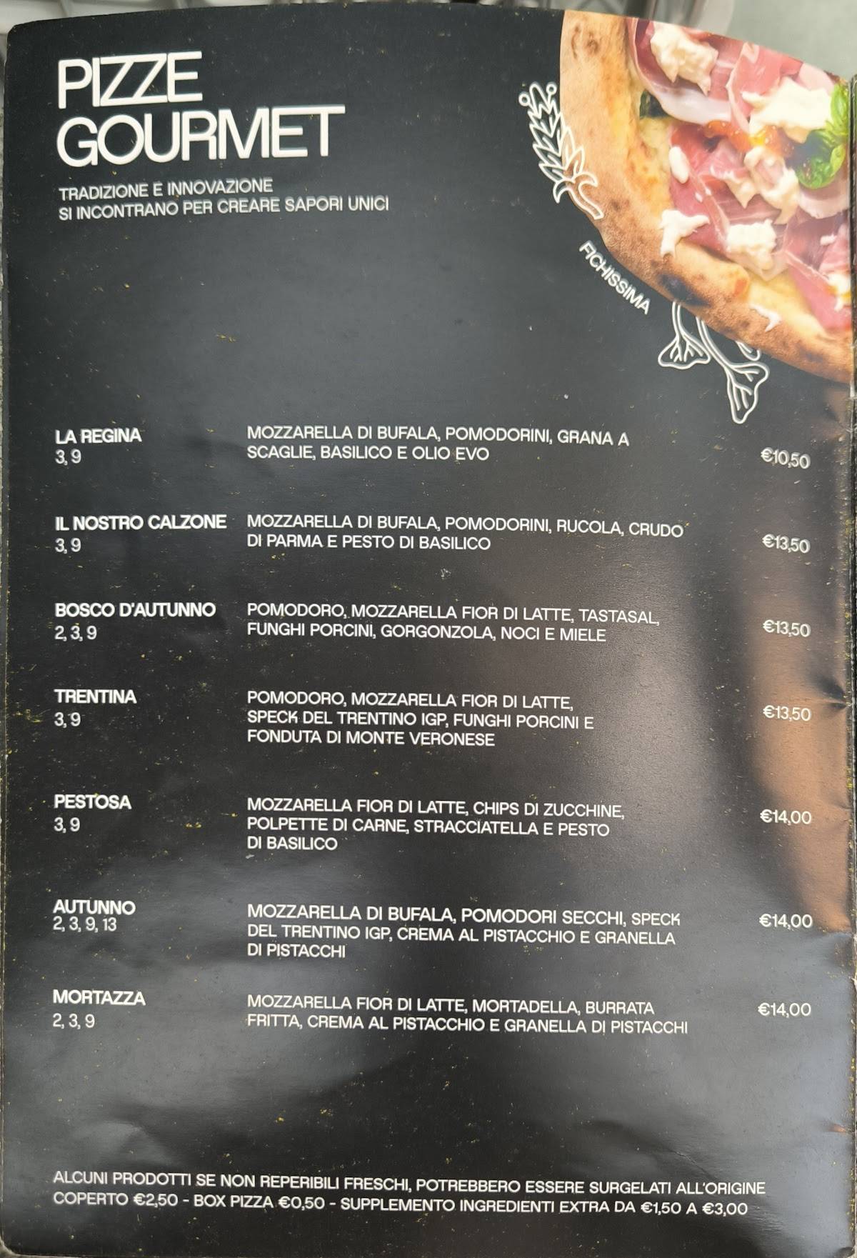 Menu di Ristorante Pizzeria Il Glicine 
