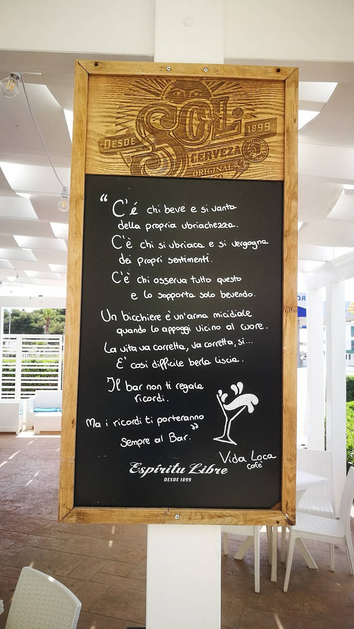 Menu di Caffetteria Vida Loca 