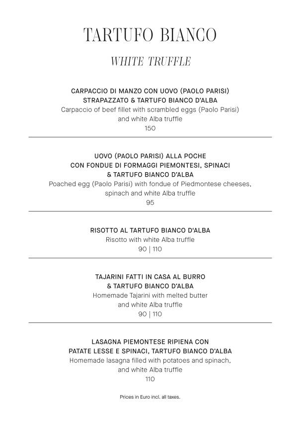 Menu de Fabios