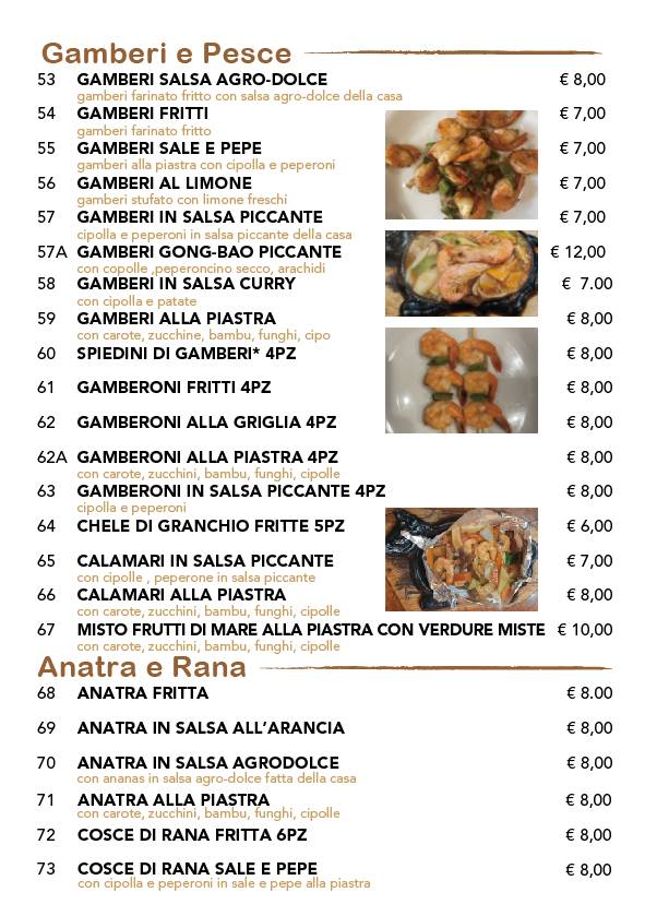 Menu di Golden Garden 