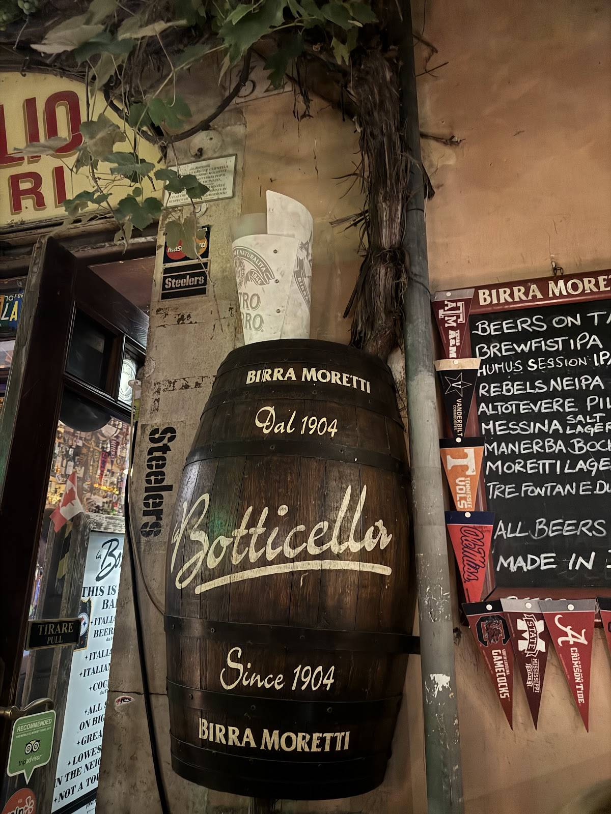 Menu de Vino e olio
