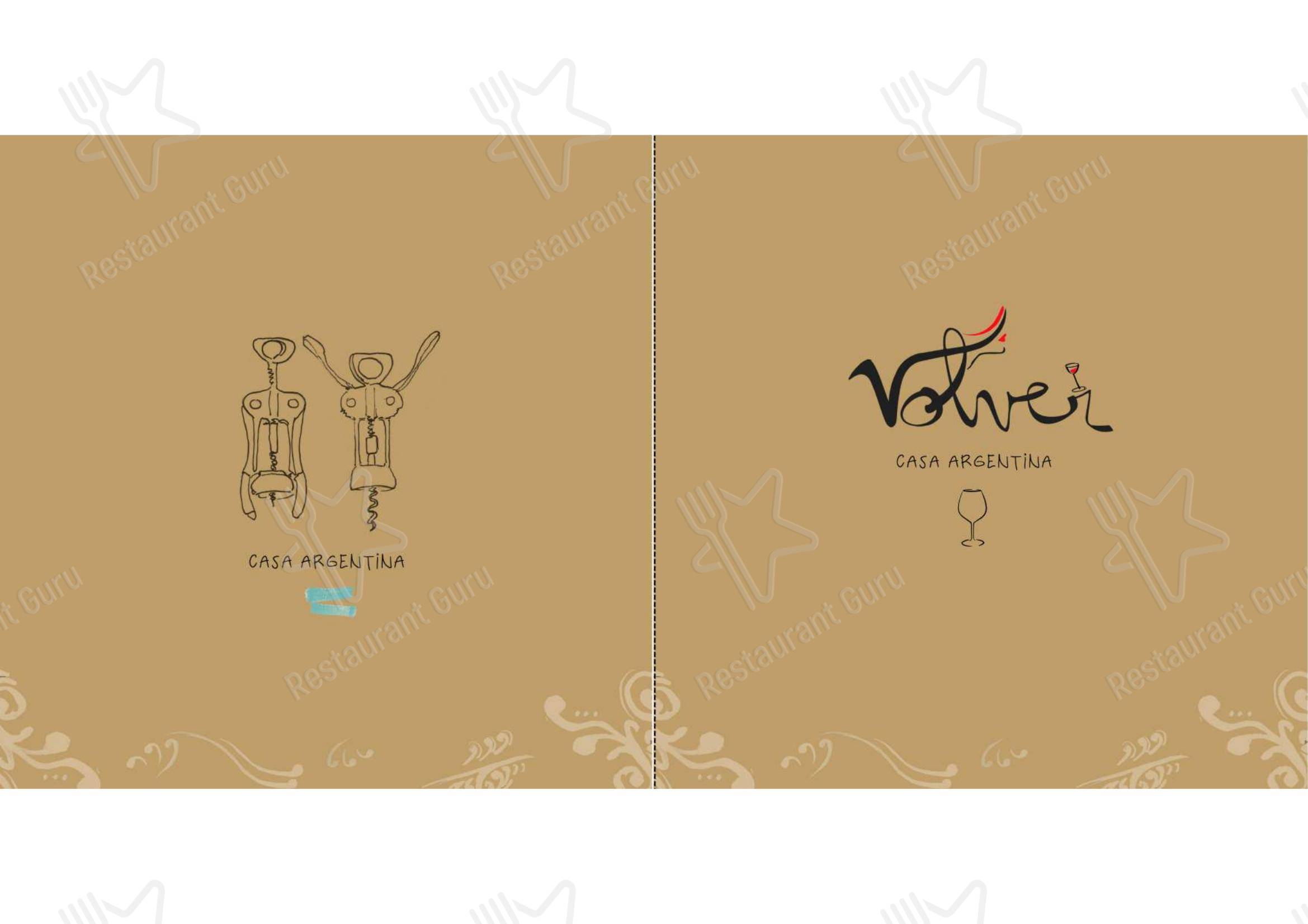 Volver in Torino - Menu bar