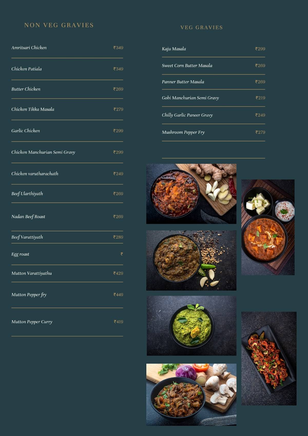 Menu at Vox Sky Lounge & Fine Dine, Palakkad