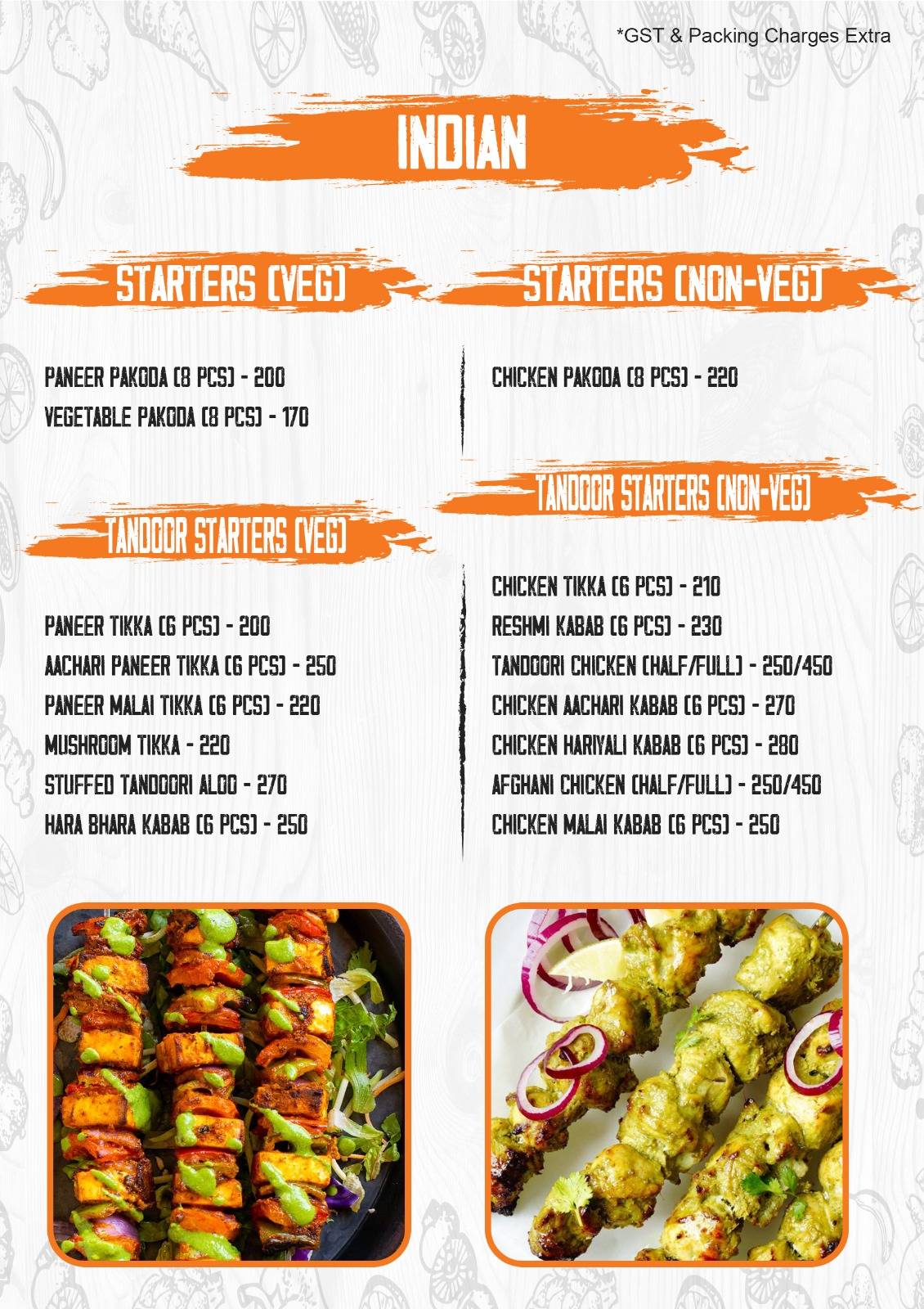 WONDER CAFÉ - Fine Dining menu