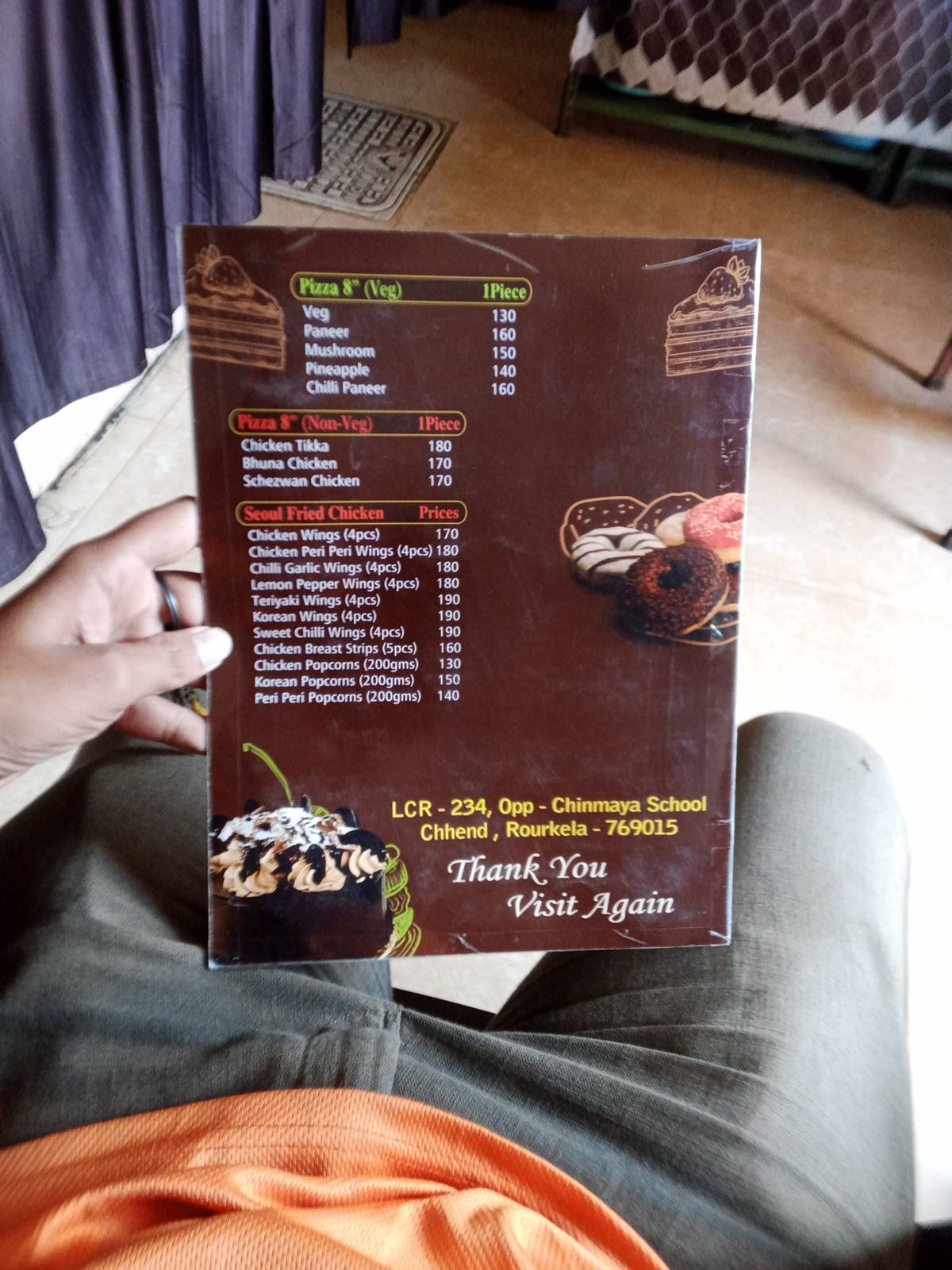 WarmOven Fresh Cakes and Desserts menu